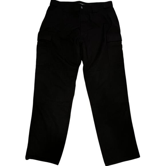 5.11 Tactical Other - 5.11 Tactical Men's‎ Black Cargo Pants 2XL Long, Drawstring Hem Chores Durable